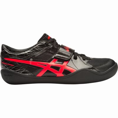 Asics Throw Pro - Miesten Piikkarit - Mustat/Koralli